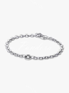 Pandora Signature Pavé Bold Chain Bracelet